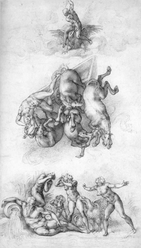 Michelangelo_Buonarroti_-_The_Fall_of_Phaeton_-_WGA15504